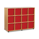Classroom Storage Unit With 12 Jumbo Trays