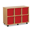 Monarch jumbo tray storage unit Storage unit - 6 trays (3 x 2)
