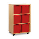 Storage Unit With 6 Jumbo Trays