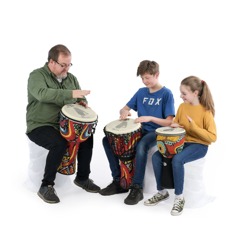 Percussion Plus Slap djembe pack - mechanically tuned - 15 player pack