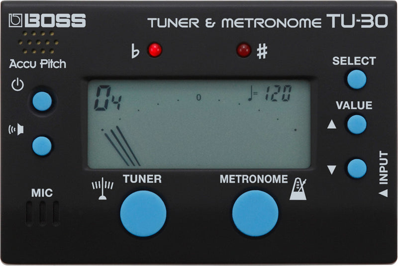 Boss Tu-30 Tuner And Metronome Combo