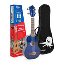 Octopus Academy sparkle soprano ukulele - Dark Blue burst