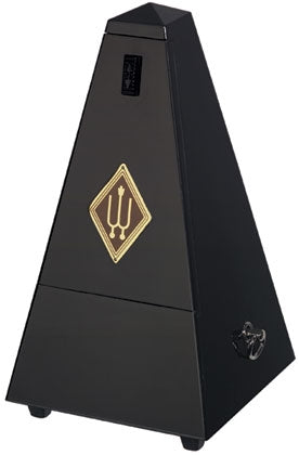 Wittner traditional wooden metronome, without bell - Black gloss