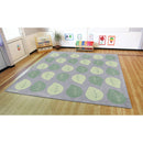 KIT FOR KIDS, NATURAL WORLD CARPETS, LARGE LEAF PLACEMENT CARPET, 3000 x 3000, Each