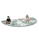 KIT FOR KIDS, NATURAL WORLD CARPETS, SEMI-CIRCLE CARPET, 3000 x 1500, Each