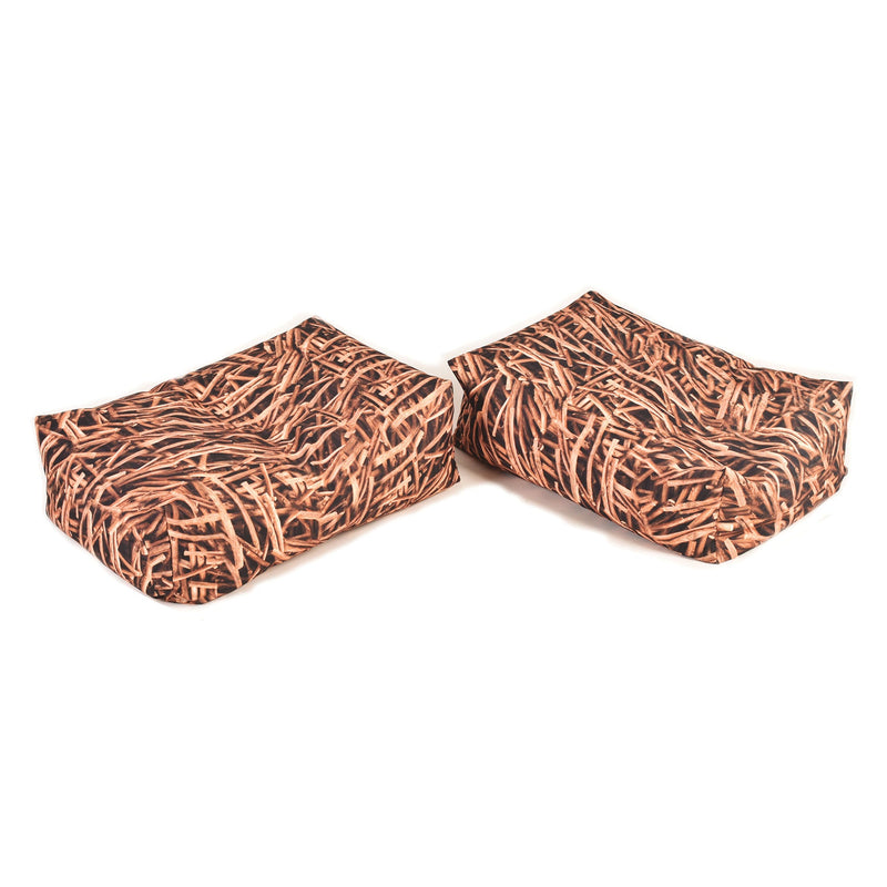 Bean Bag Bench Seats 600x400x200mm Pack of 2, Twigs