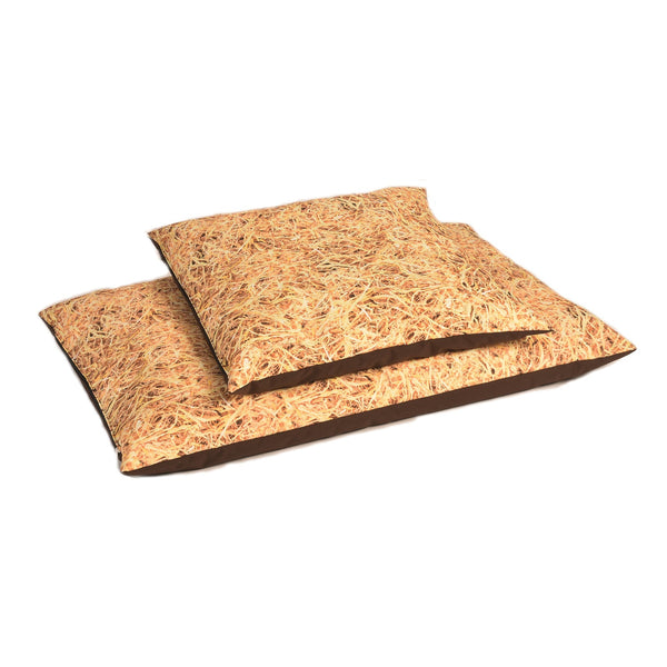 Bean Bag Cushion 750x750mm Each, Straw