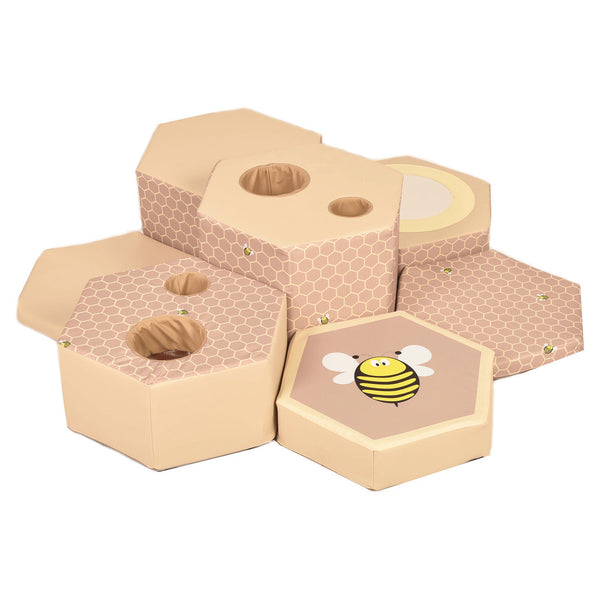 Soft Foam Filled Hexagons Set Each