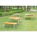 Outdoor Table And Bench Set