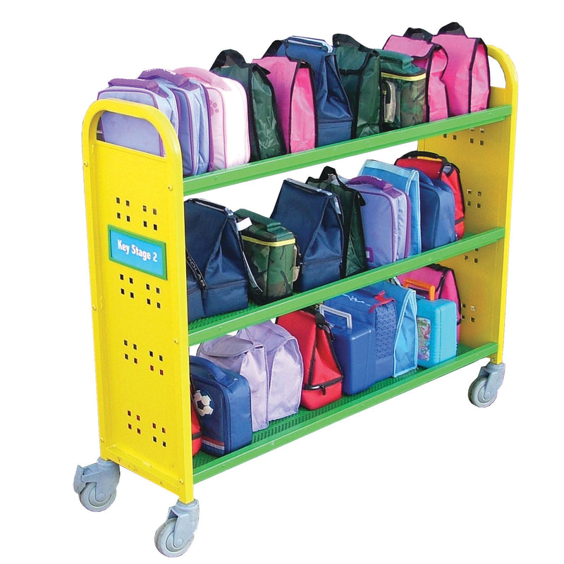 ALUMINIUM LUNCHBOX TROLLEYS, 30 Boxes, Each