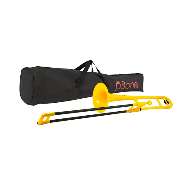 Pbone Plastic B♭ Tenor Trombone - Yellow