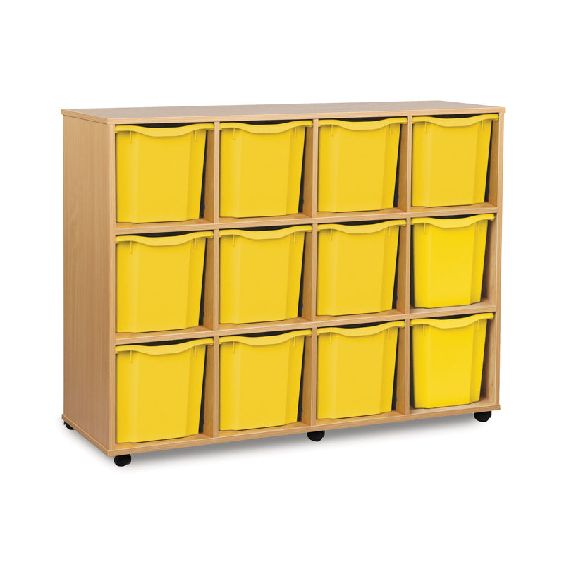 Classroom Storage Unit With 12 Jumbo Trays