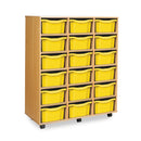 Monarch deep tray storage unit - 18 trays (3 x 6)