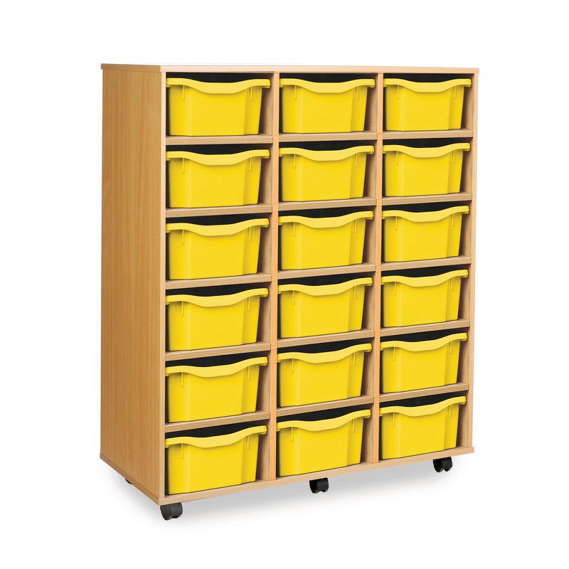 Monarch deep tray storage unit - 18 trays (3 x 6)