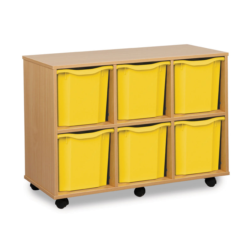 Monarch jumbo tray storage unit Storage unit - 6 trays (3 x 2)