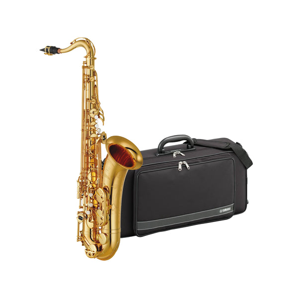 Yamaha YTS480 intermediate Bb tenor saxophone outfit - Gold lacquer