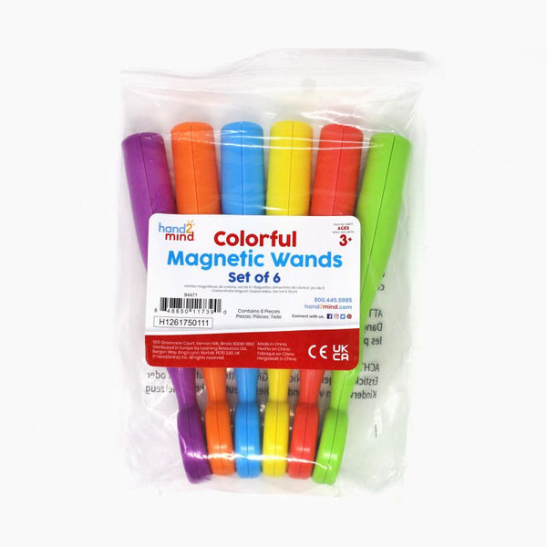 Colorful Magnetic Wands, Set of 6