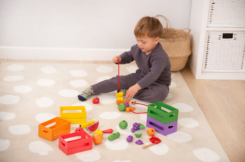 Wooden Sorting Fruit & Vegetable Crates