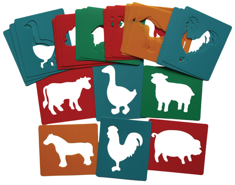 Farm Animal Stencils Pk 24 farm-animal-stencils-pk-24