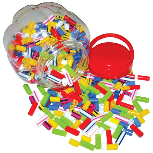 Assorted Straw Beads Tub pk 650