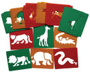 Wild Animal Stencils pk 24