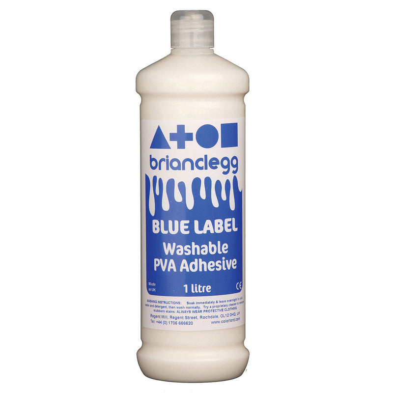 Blue Label Washable PVA Glue 1l