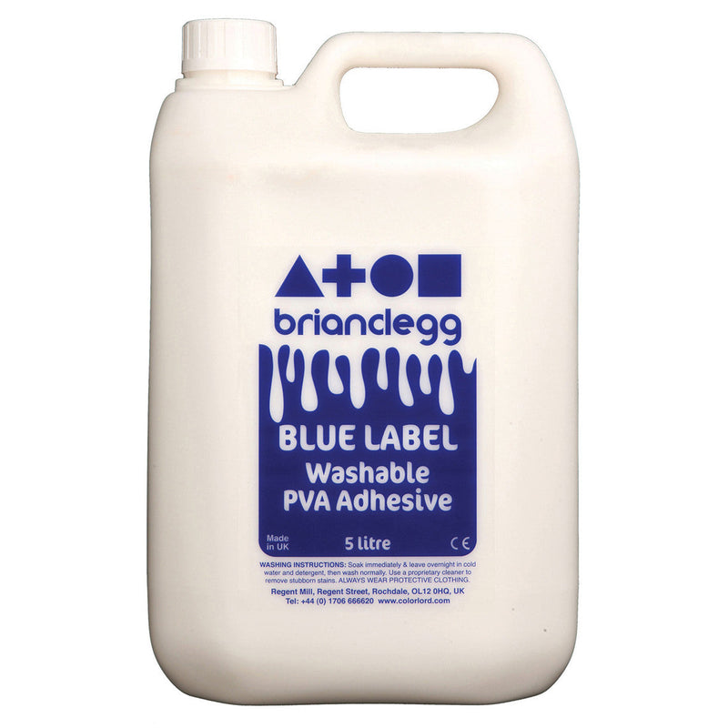 Blue Label Washable PVA Glue 5l