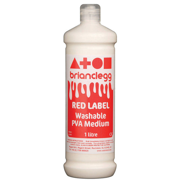 Red Label Washable PVA Glue 1l