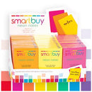 REPOSITIONABLE NOTES, STICK 'N NOTES, Neon Assorted, 76 x 51mm, Box of 30 pads