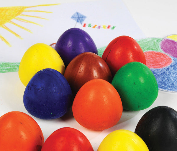 Chubbi Egg Crayons pk 8 pk 8