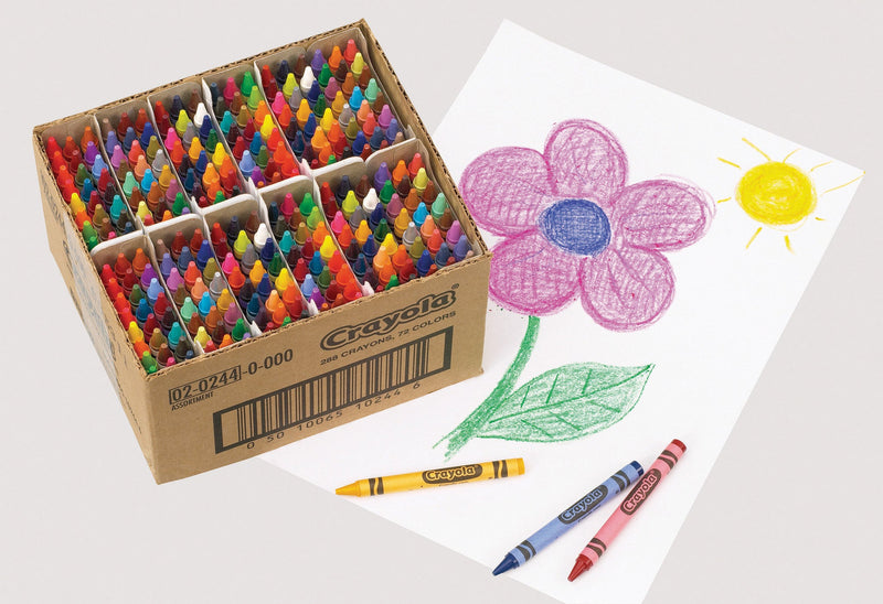 Crayola Assorted Crayons Class Pack pk 288