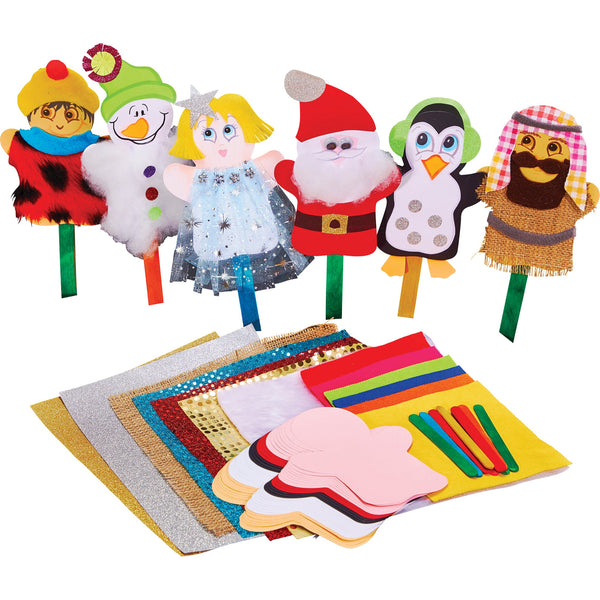 Christmas Stick Puppets pk 30