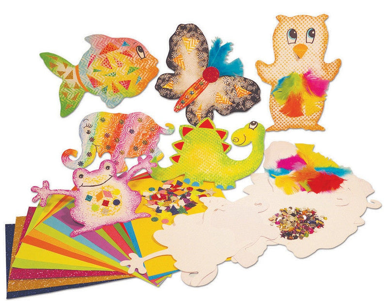 Embossed Colour & Collage Pack pk 50