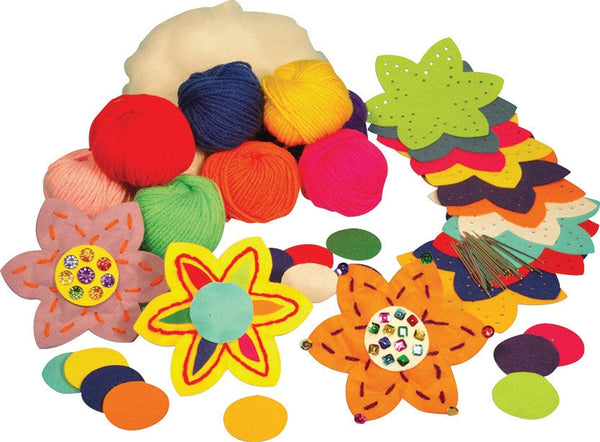 Felt Flowers pk 30