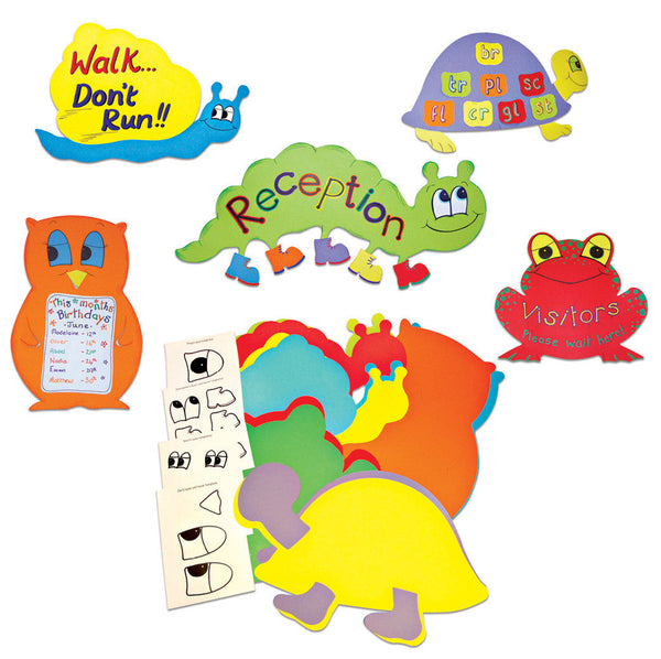 Friendly Creature Display Boards pk 10