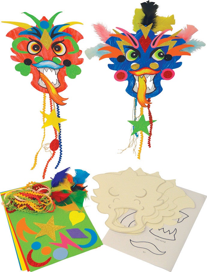 Chinese New Year Dragon Masks pk 20