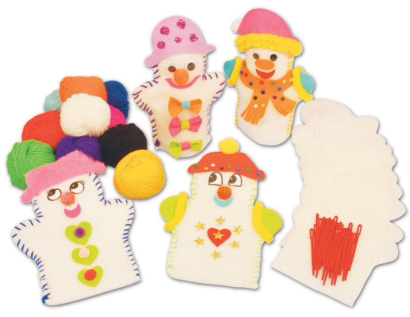 Snowman Puppets pk 30