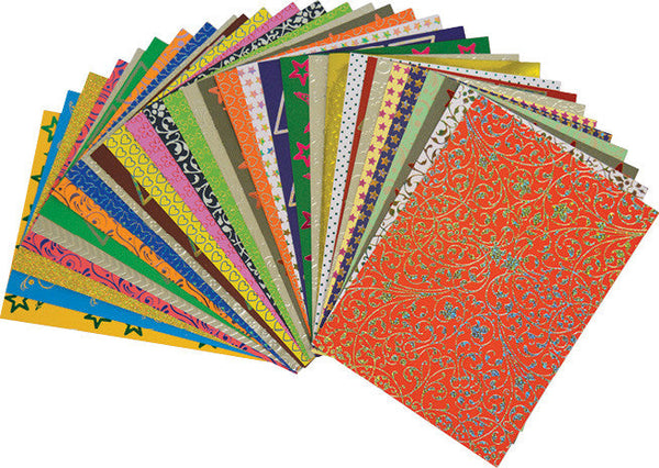 Textured Metallic Card Assortment pk 30