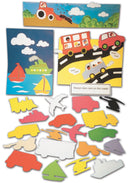 Transport Paper Shapes pk 100