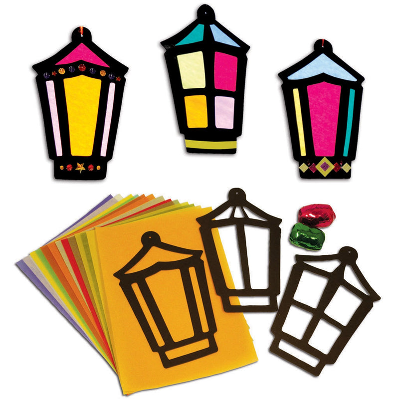 Stained Glass Lanterns pk 30