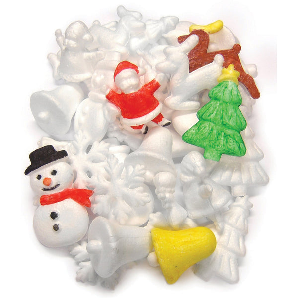 Polystyrene Christmas Decorations pk 35