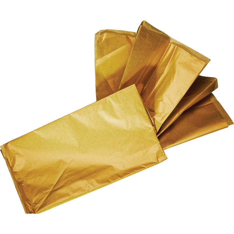 Tissue Paper - Gold pk 5