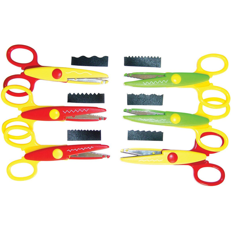 Crazy Cut Scissors pk 6