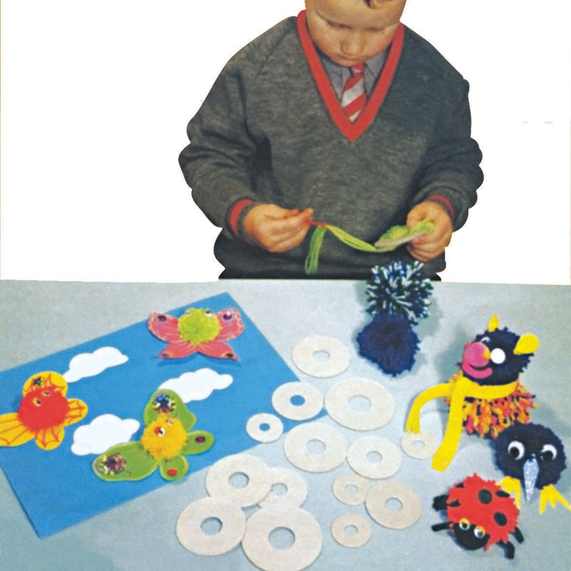 Pom Pom Cards pk 15