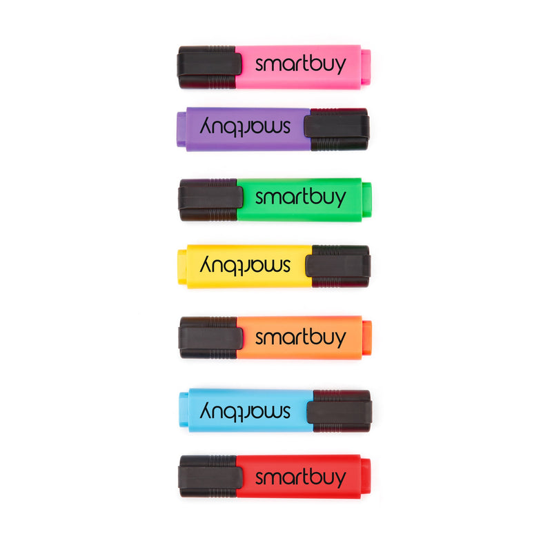 HIGHLIGHTERS, ESPO Smartbuy, Marker Style, 6 Assorted Colours, Assorted, Pack of 6