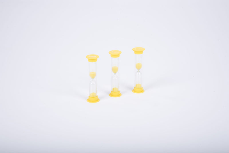 Mini Sand Timer - 3 Minute Yellow