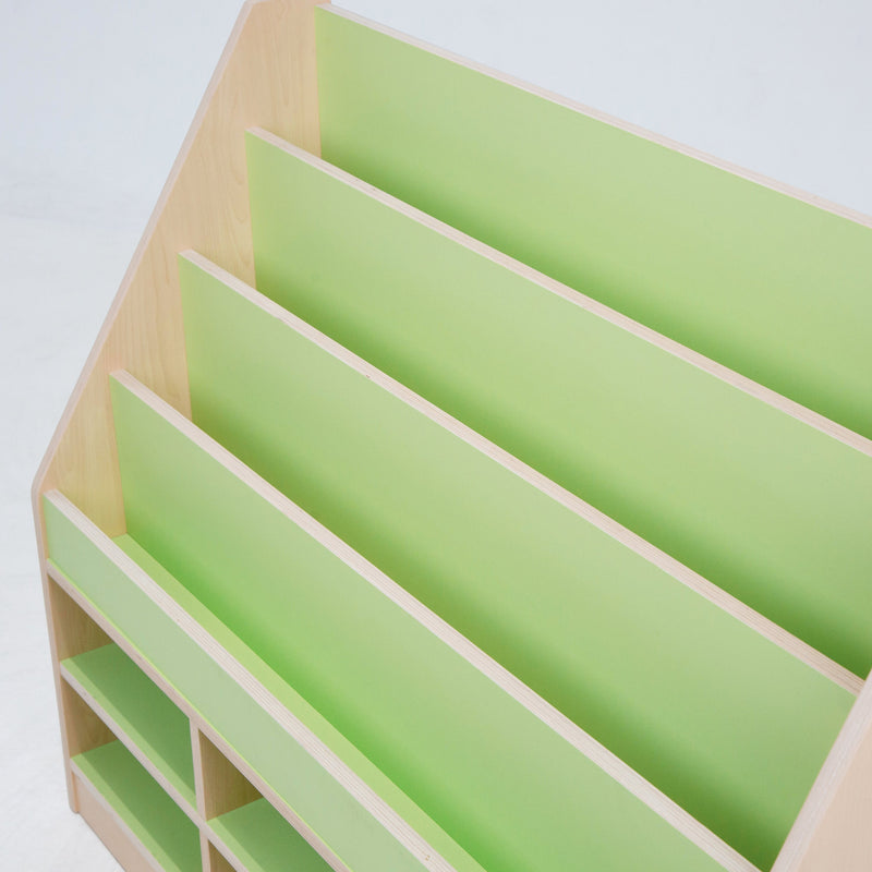 Pastel Book Storage Unit with Trays