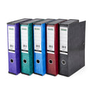 Smartbuy, BOX FILES, FOOLSCAP WITH LIDS, Coloured, Black, Box of 10