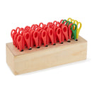 Smartbuy SCISSORS, Wooden Scissor Block Set, Pack of 32