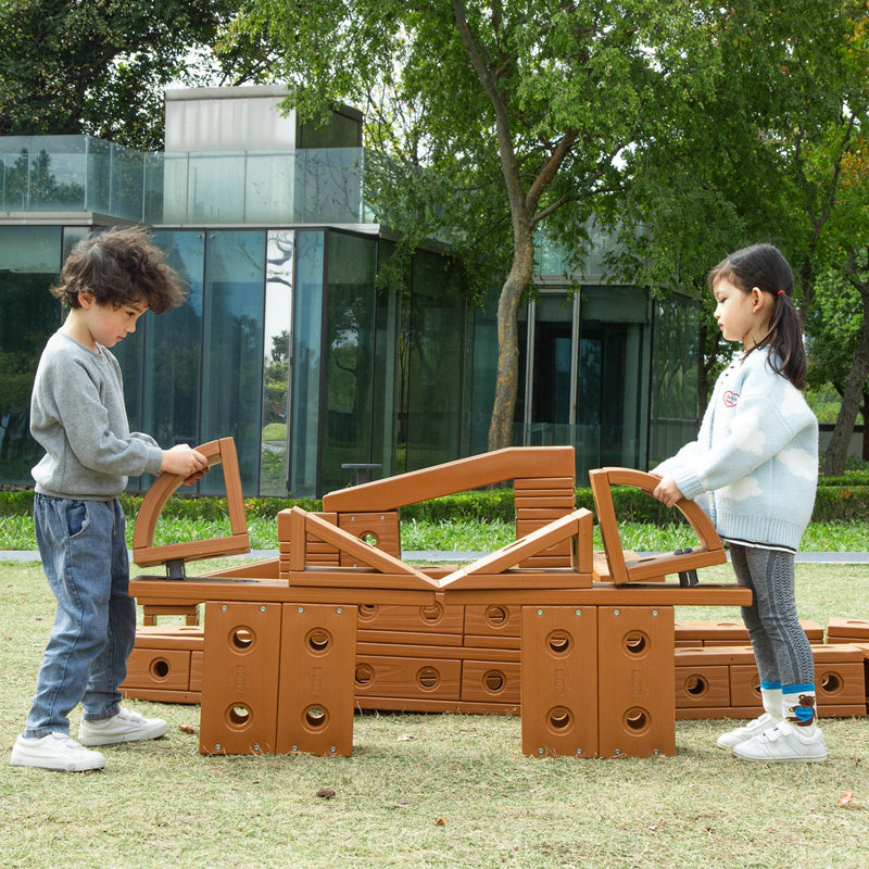 Outdoor Plastic Construction Blocks